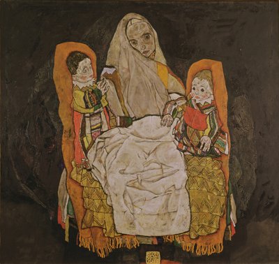 Mother with Two Children by Egon Schiele